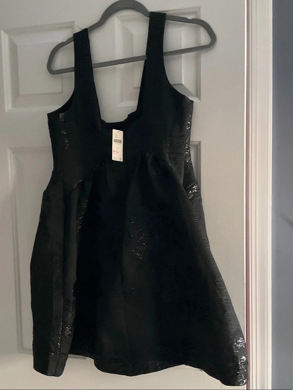 Anthropologie Black Girls' Sleeveless Jacquard Party Dress